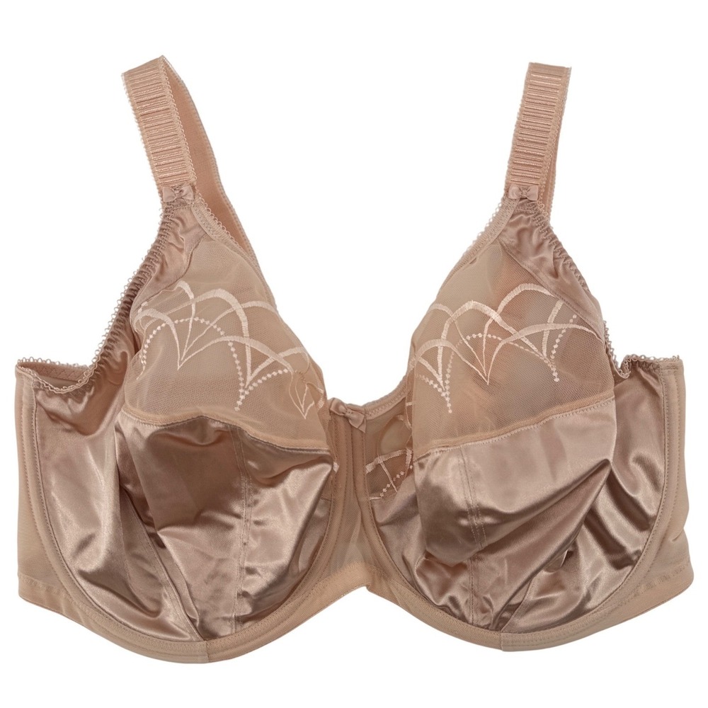 Elomi Cate Underwire Full Coverage Bra Antique Rose 42J Full Figure EL4030LAE